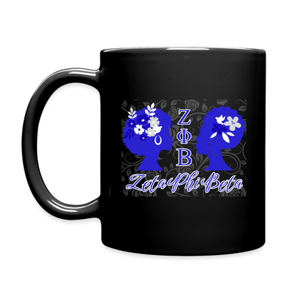 Customizable Zeta Phi Beta Full Color Mug - black