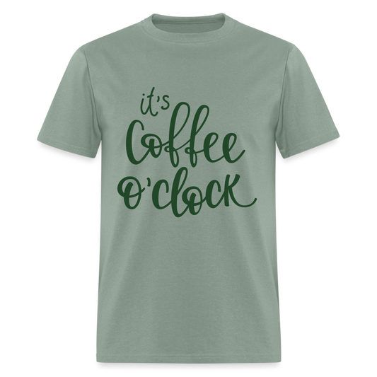 Coffee O'Clock Classic T-Shirt - sage