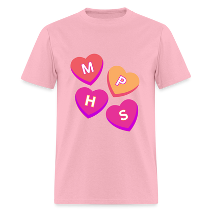 MPHS Convo Hearts Classic T-Shirt - pink
