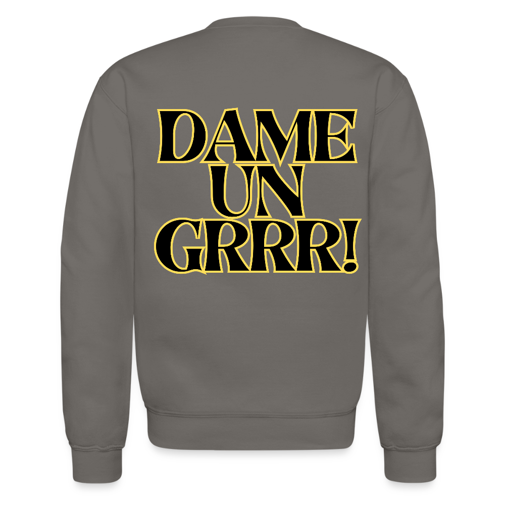 Solo aquí por el Tigre! Crewneck Sweatshirt - asphalt gray