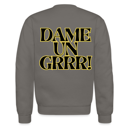 Solo aquí por el Tigre! Crewneck Sweatshirt - asphalt gray