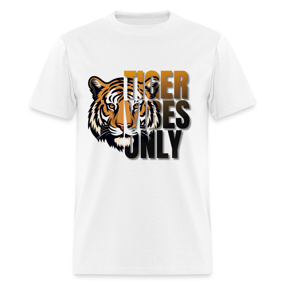 Tiger Vibes Only Unisex Classic T-Shirt - white
