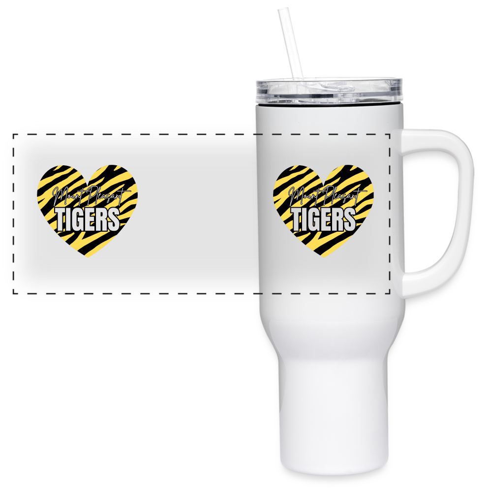 Tiger Heart 40 oz Travel Tumbler - white