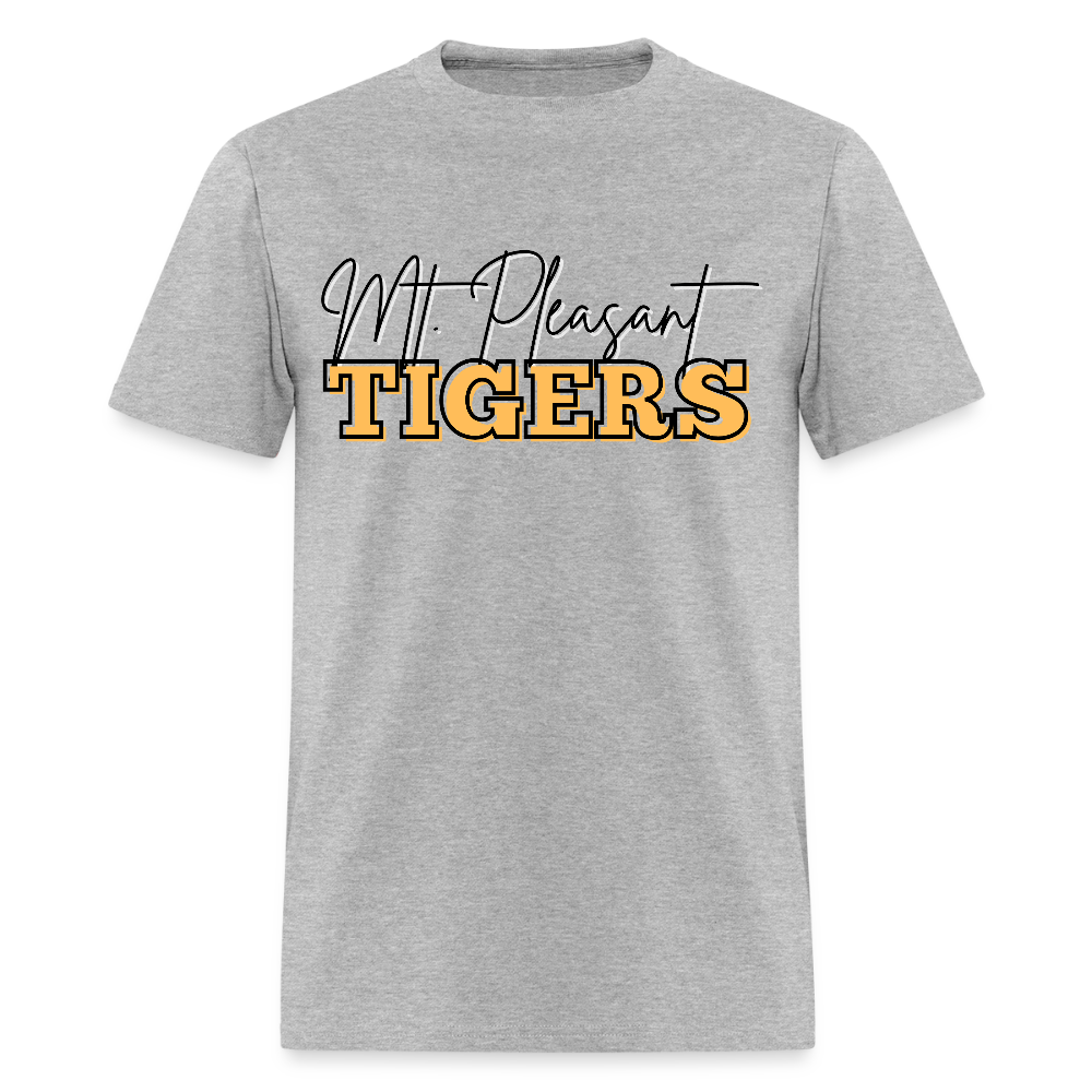 MP Tigers Bleed Black & Gold T-Shirt | GILDAN 5000 - heather gray