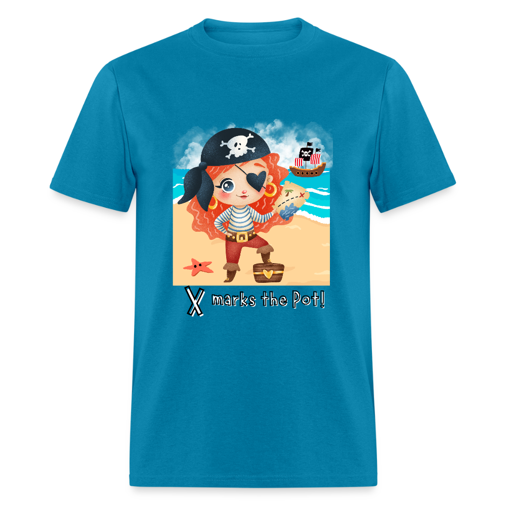 X Marks the Pot! Classic T-Shirt - turquoise