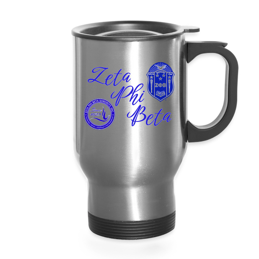 ZPB 14 oz Travel Mug - silver