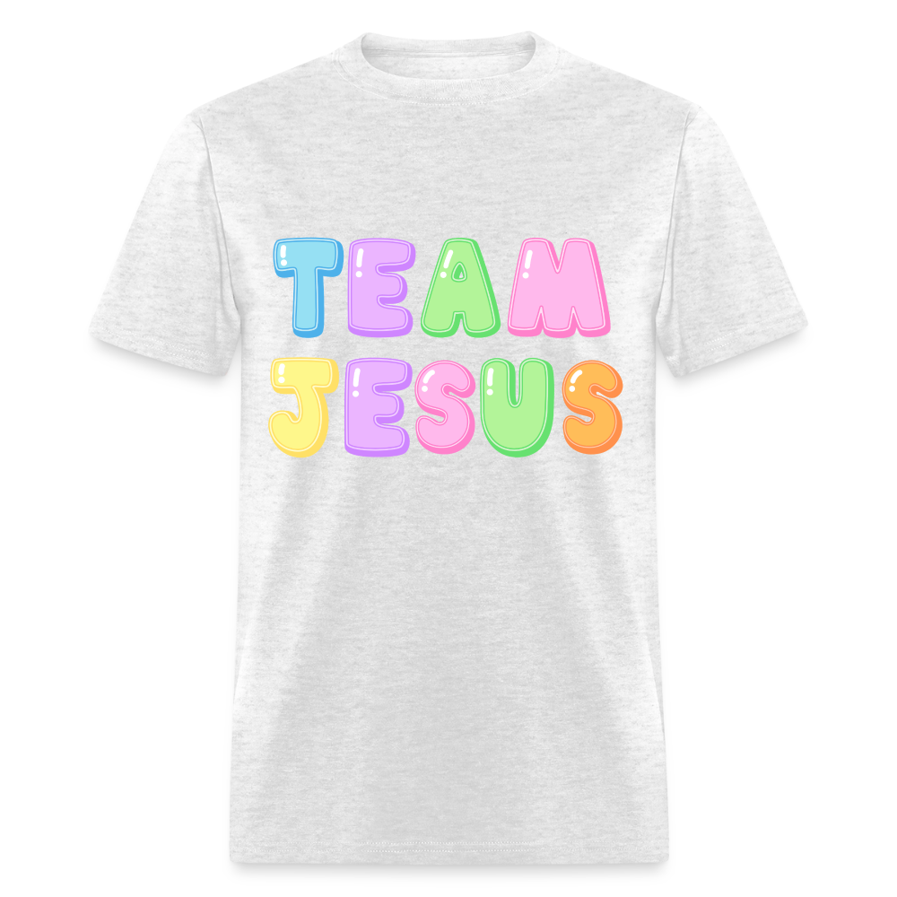 Team Jesus T-Shirt | GILDAN 5000 - light heather gray