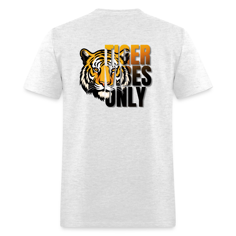 Tiger Vibes Only Black & Gold MPISD Child Nutrition T-Shirt - light heather gray