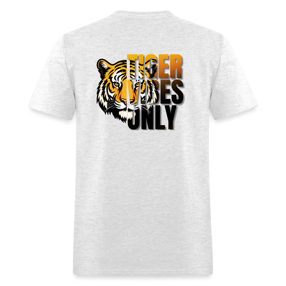 Tiger Vibes Only Black & Gold MPISD Child Nutrition T-Shirt - light heather gray