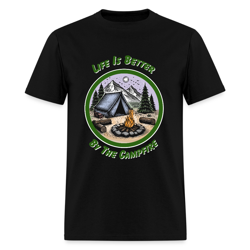 By the Campfire T-Shirt | GILDAN 5000 - black