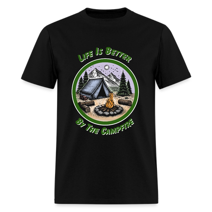 By the Campfire T-Shirt | GILDAN 5000 - black