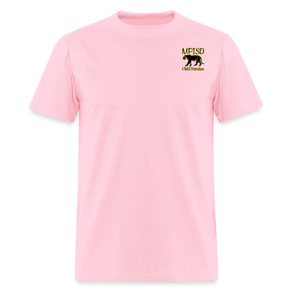 MPISD Child Nutrition LOGO & Motto T-Shirt | GILDAN 5000 - pink
