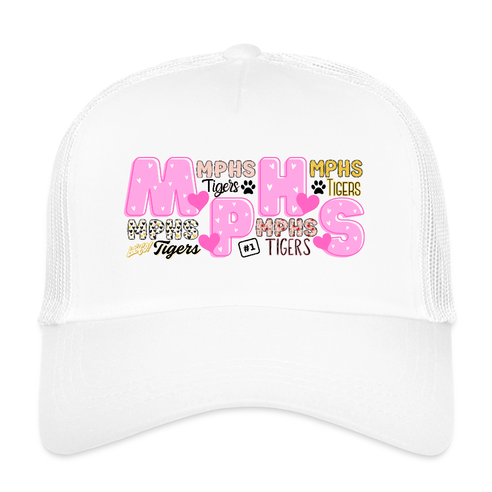 MPHS Eco Trucker Cap - white/white