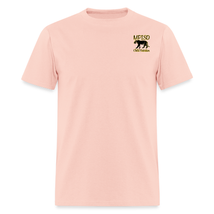 MPISD Child Nutrition LOGO & Motto T-Shirt | GILDAN 5000 - blush pink 