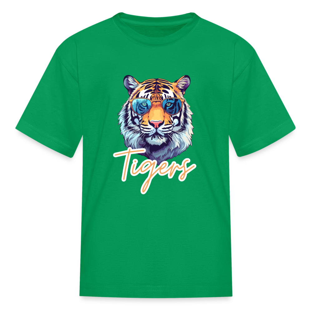Kids' Cool Cats T-Shirt - kelly green
