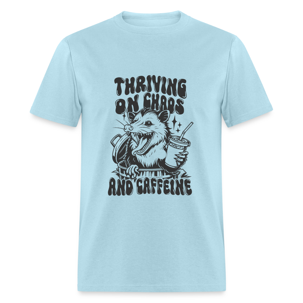 Chaos and Caffeine Classic T-Shirt - powder blue