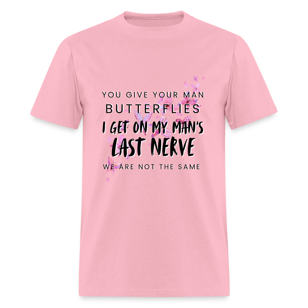 Butterflies & Nerves Classic T-Shirt - pink