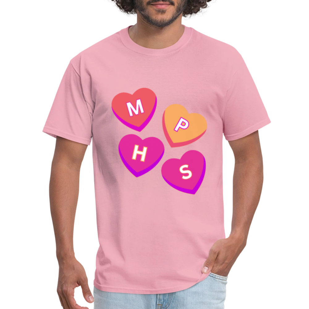 MPHS Convo Hearts Classic T-Shirt - pink