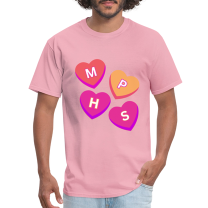 MPHS Convo Hearts Classic T-Shirt - pink