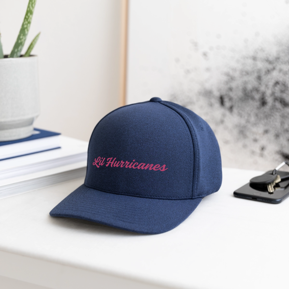 Lil Hurricanes Flexfit  Melange Baseball Cap - heather navy