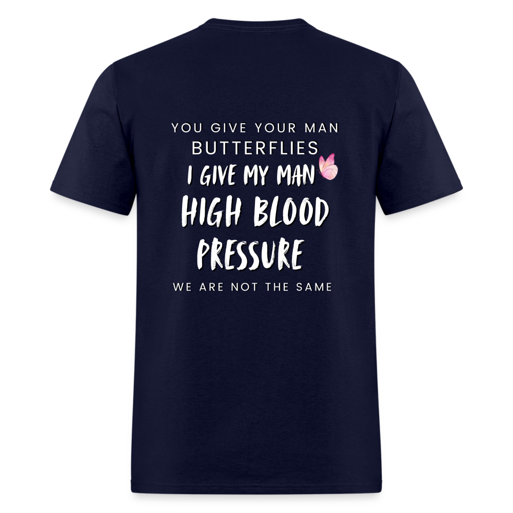 FWC Butterflies & High Blood Pressure Classic T-Shirt - navy