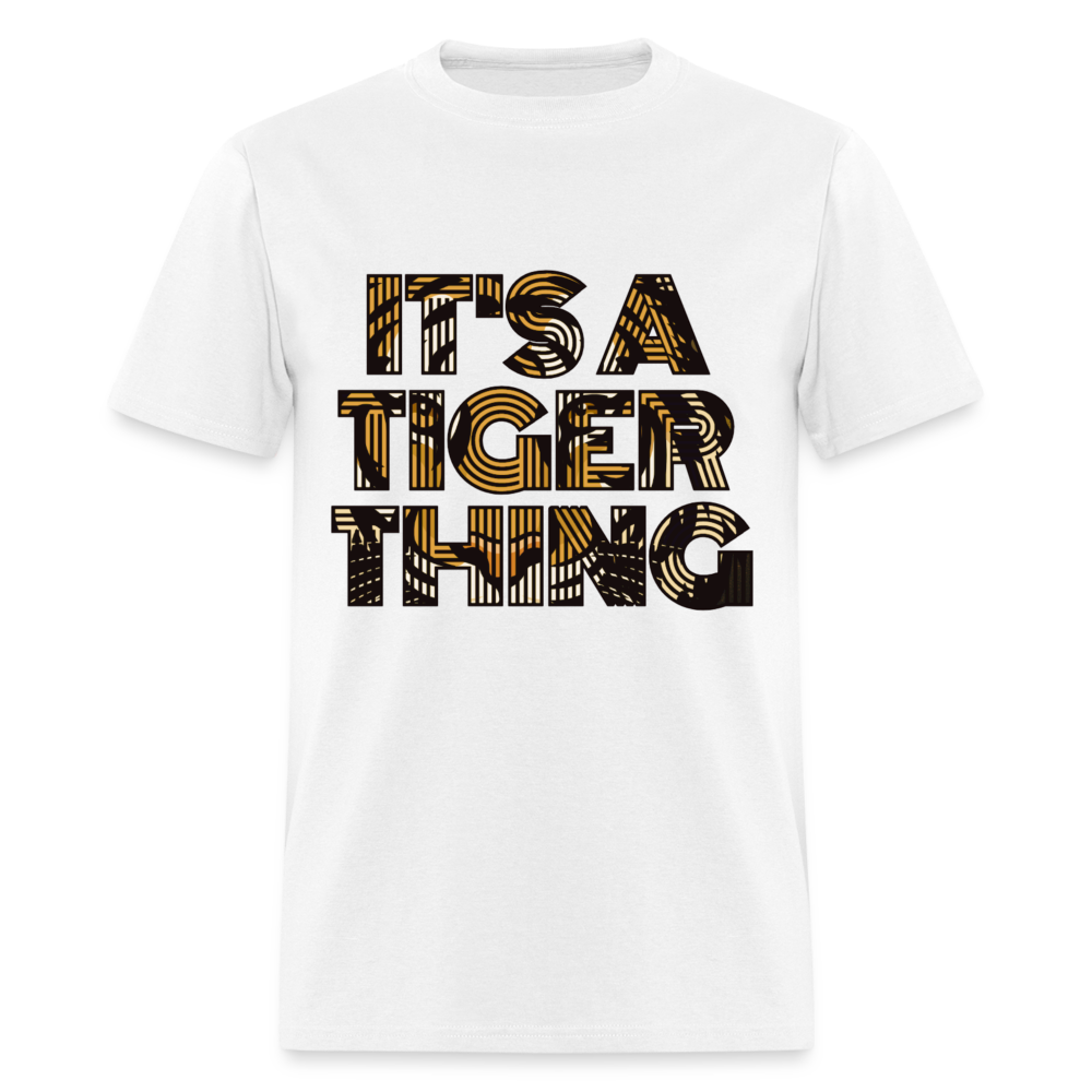 Tiger Thing Unisex Classic T-Shirt - white