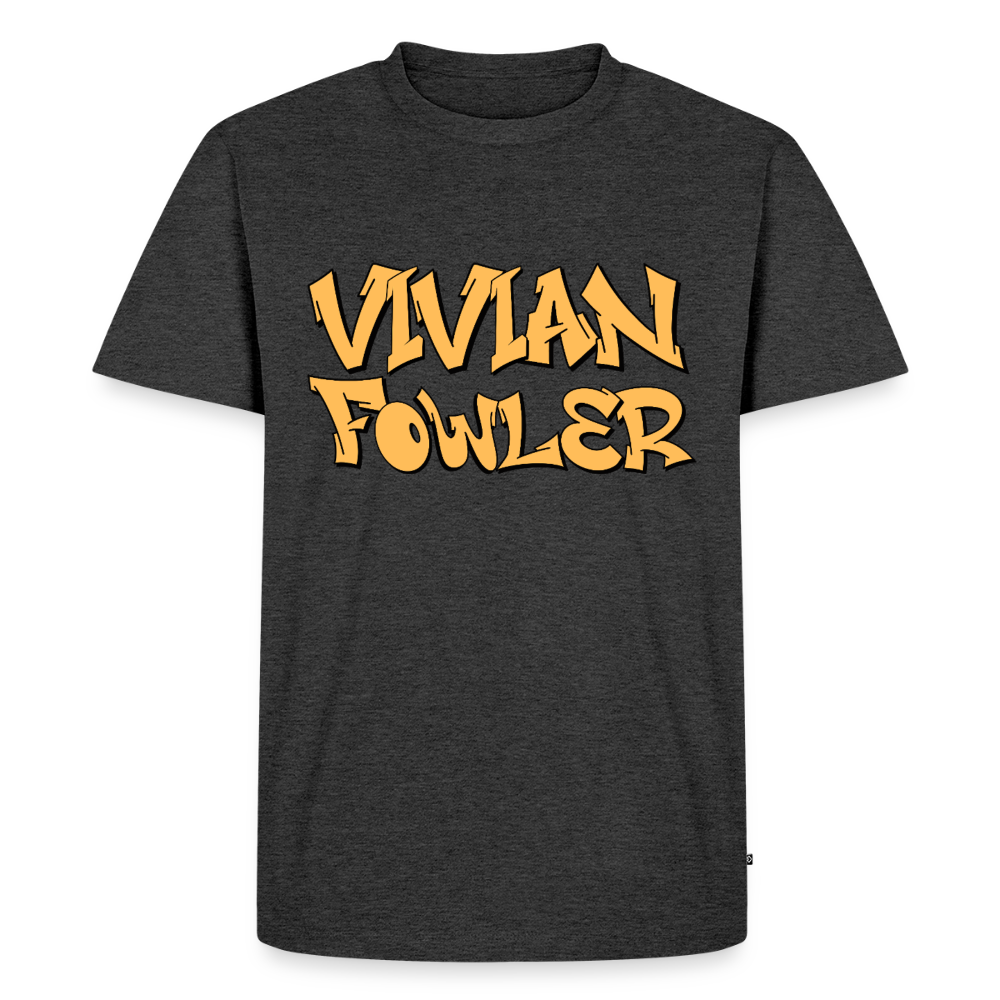 Vivian Fowler Graffiti Premium Adult T-Shirt - heather anthracite