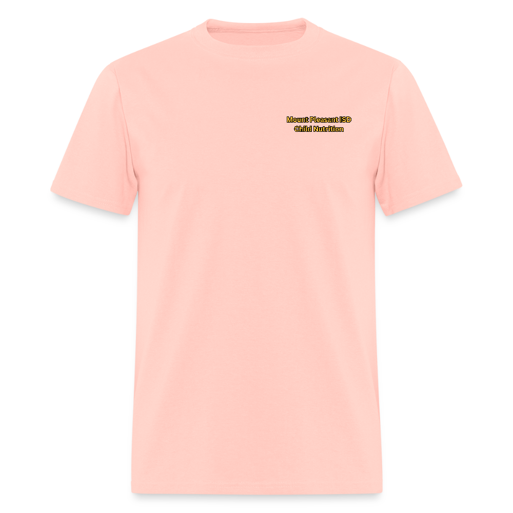 Tiger Vibes Only Black & Gold MPISD Child Nutrition T-Shirt - blush pink 