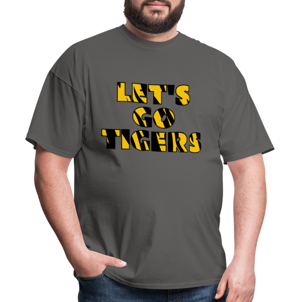 Let's Go Tigers Unisex Classic T-Shirt - charcoal