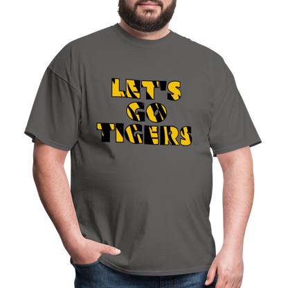 Let's Go Tigers Unisex Classic T-Shirt - charcoal