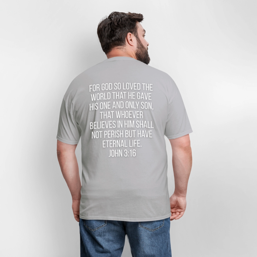 John 3:16 Classic T-Shirt - gravel 