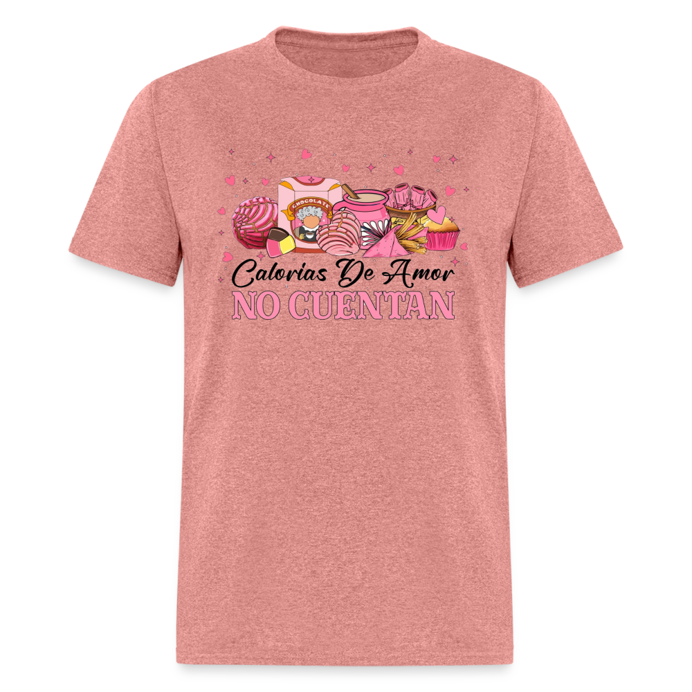 Calories of Love Unisex Classic T-Shirt - heather mauve