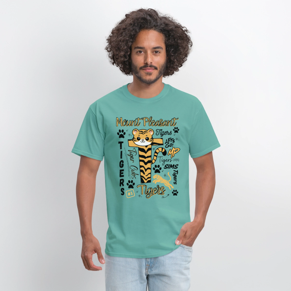 SIMS Tigers Adult T-Shirt | GILDAN 5000 - aquatic