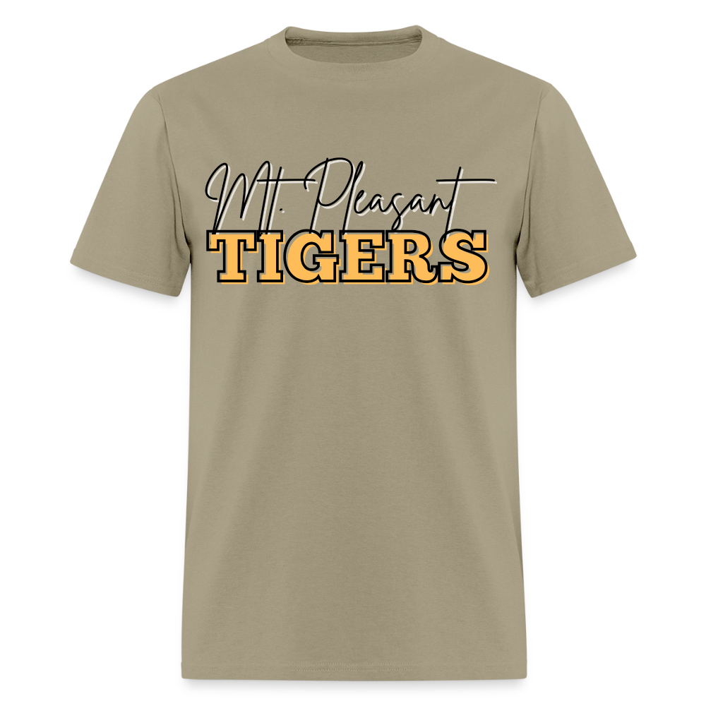 MP Bleed Black and Gold T-Shirt | GILDAN 5000 - khaki