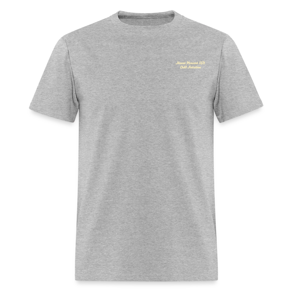 Peace Love Breakfast & Lunch Tiger T-Shirt | GILDAN 5000 - heather gray