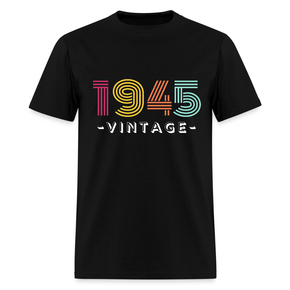 1945 Vintage Classic T-Shirt - black