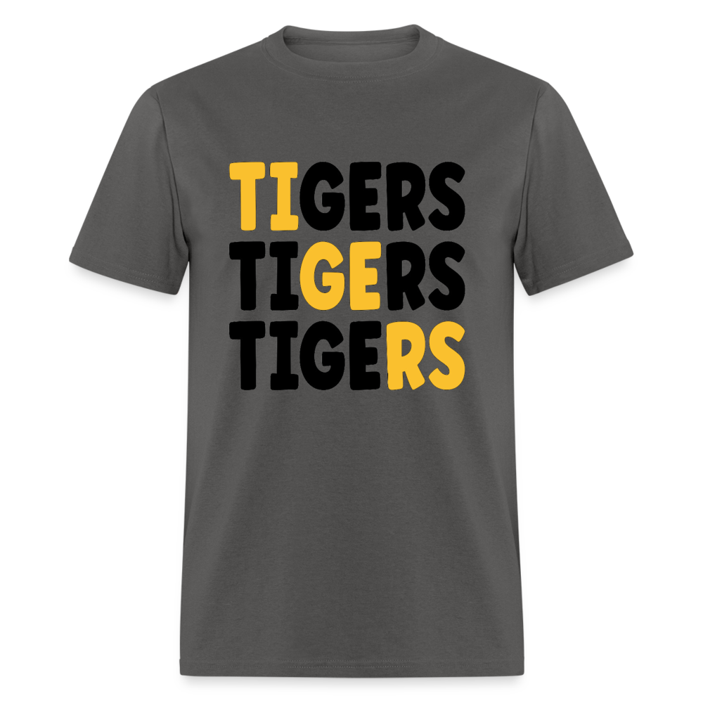 Tigers x 4 Unisex Classic T-Shirt - charcoal