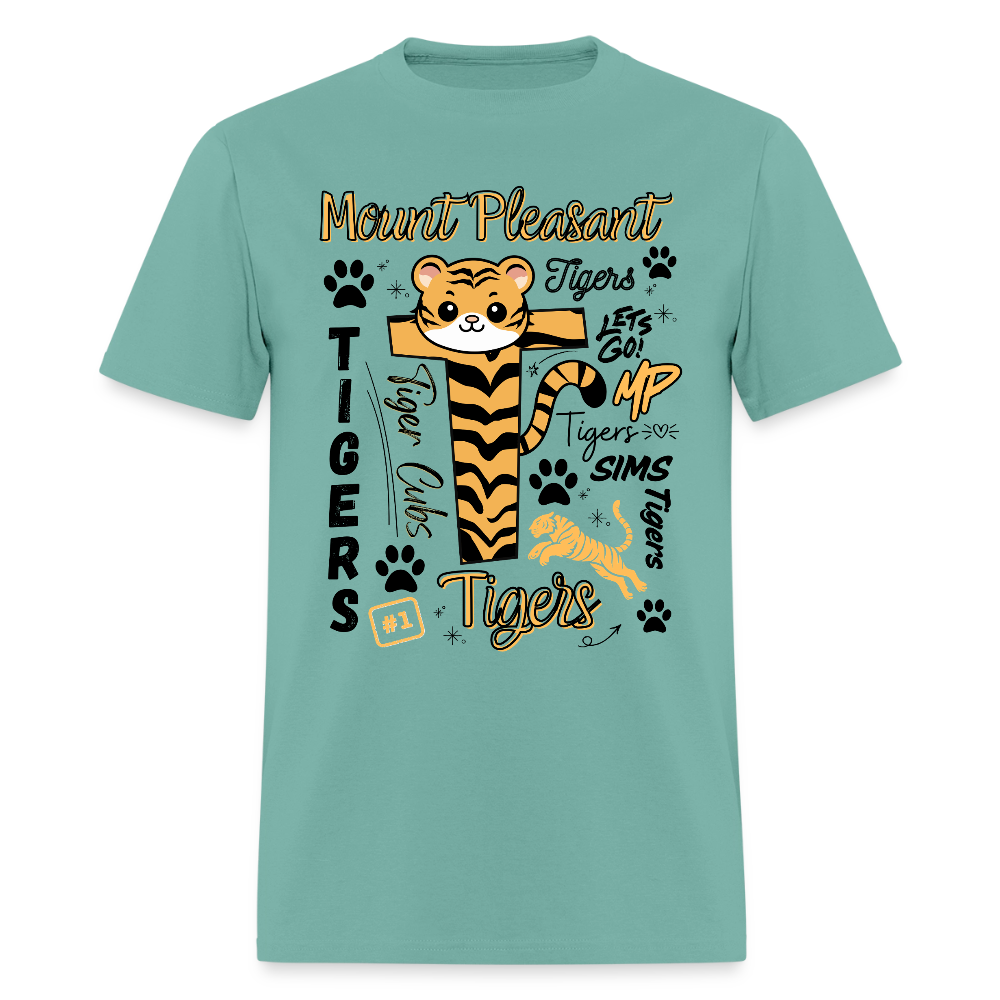 SIMS Tigers Adult T-Shirt | GILDAN 5000 - aquatic
