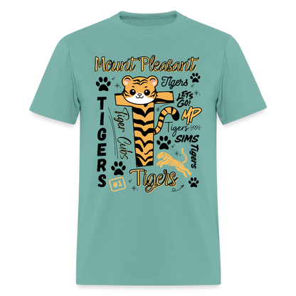 SIMS Tigers Adult T-Shirt | GILDAN 5000 - aquatic
