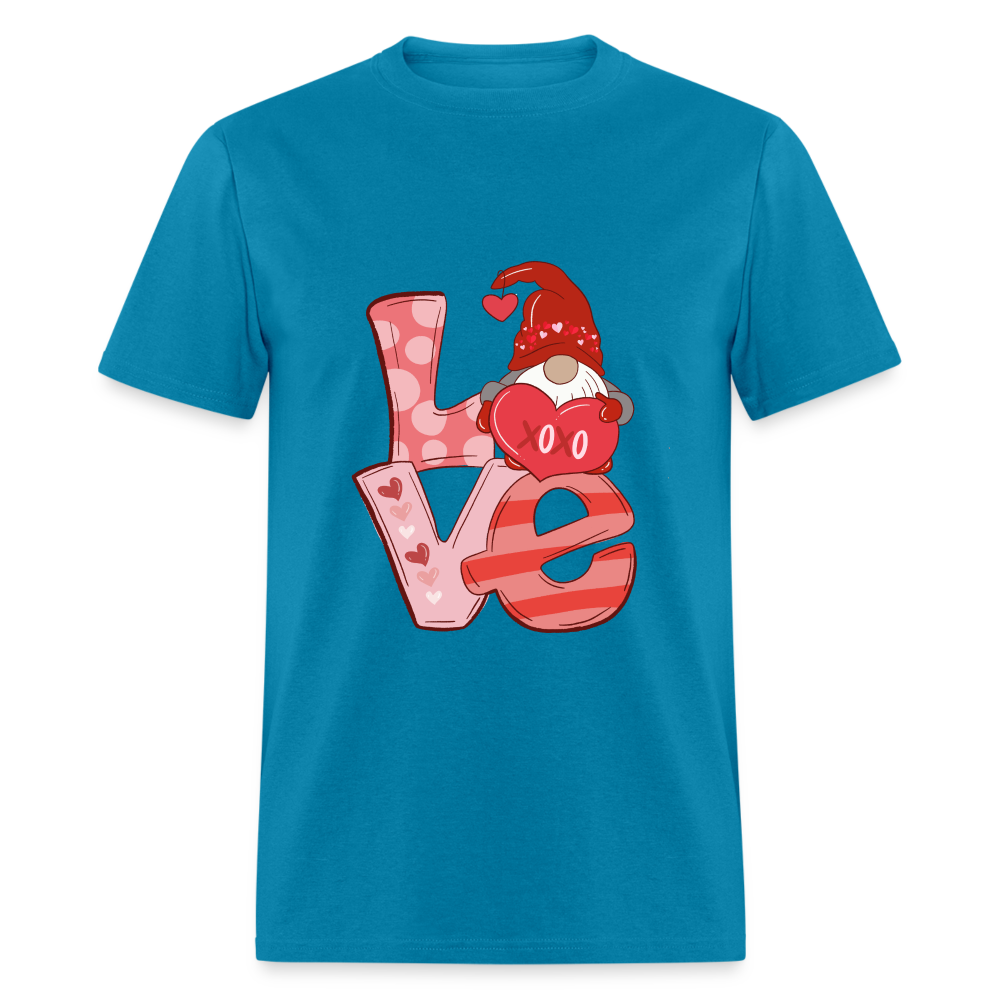 Gnomie Love Classic T-Shirt - turquoise