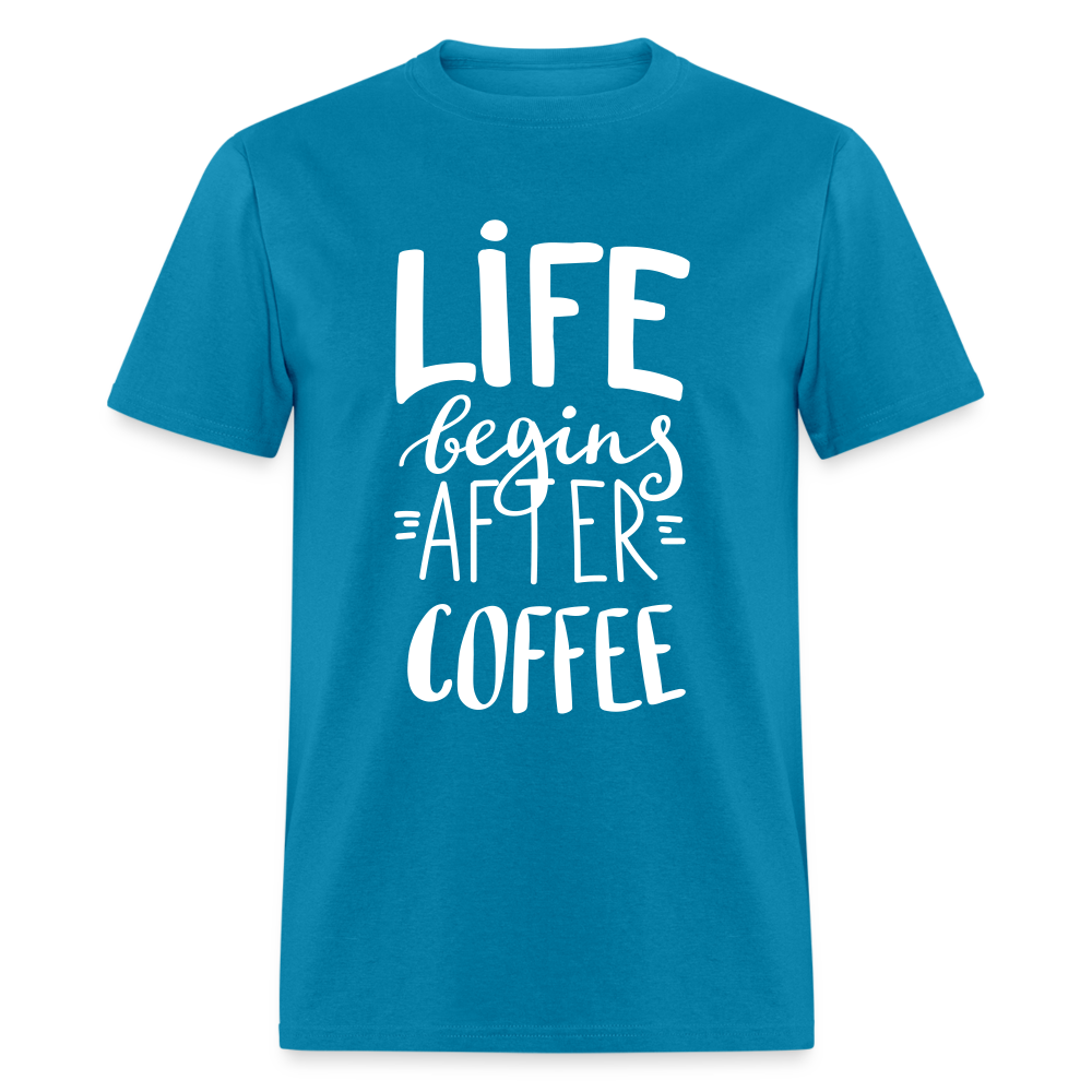 Life after Coffee Classic T-Shirt - turquoise