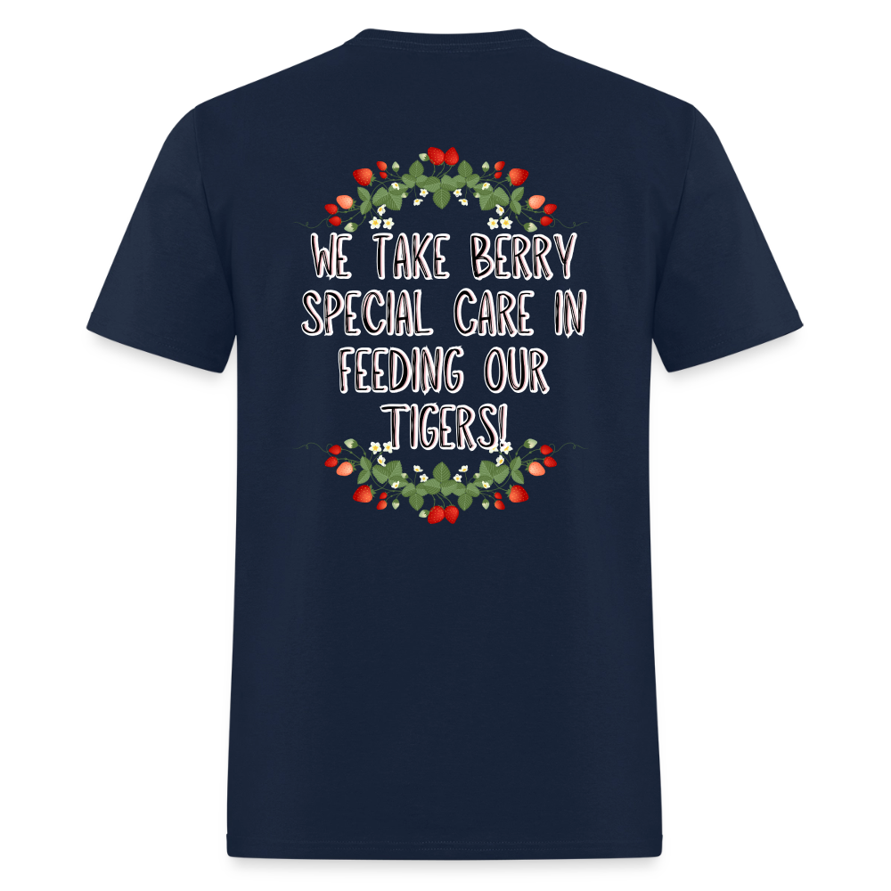 MPHS Berry Special Care in Feeding Our Tigers T-Shirt | GILDAN 5000 - navy