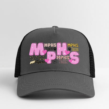 MPHS Eco Trucker Cap - smoke grey/black
