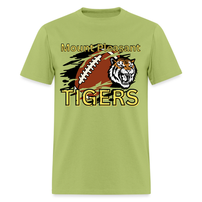 Mount Pleasant TIGERS Football T-Shirt | GILDAN 5000 - kiwi
