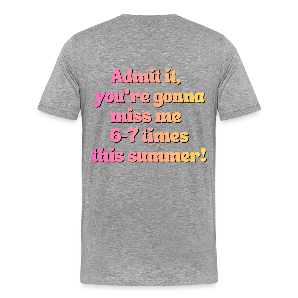 MPHS Cafeteria Crew 6-7 Times Premium Adult T-Shirt - heather gray