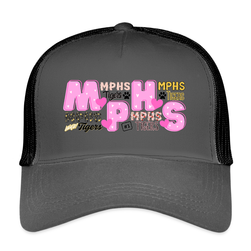 MPHS Eco Trucker Cap - smoke grey/black