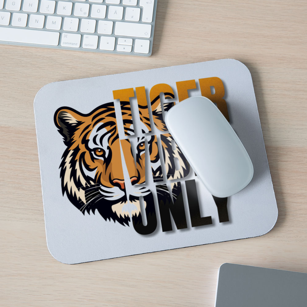 Tiger Vibes Only Mouse pad Horizontal - white