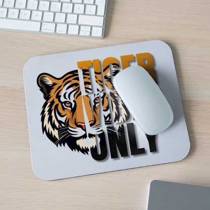 Tiger Vibes Only Mouse pad Horizontal - white