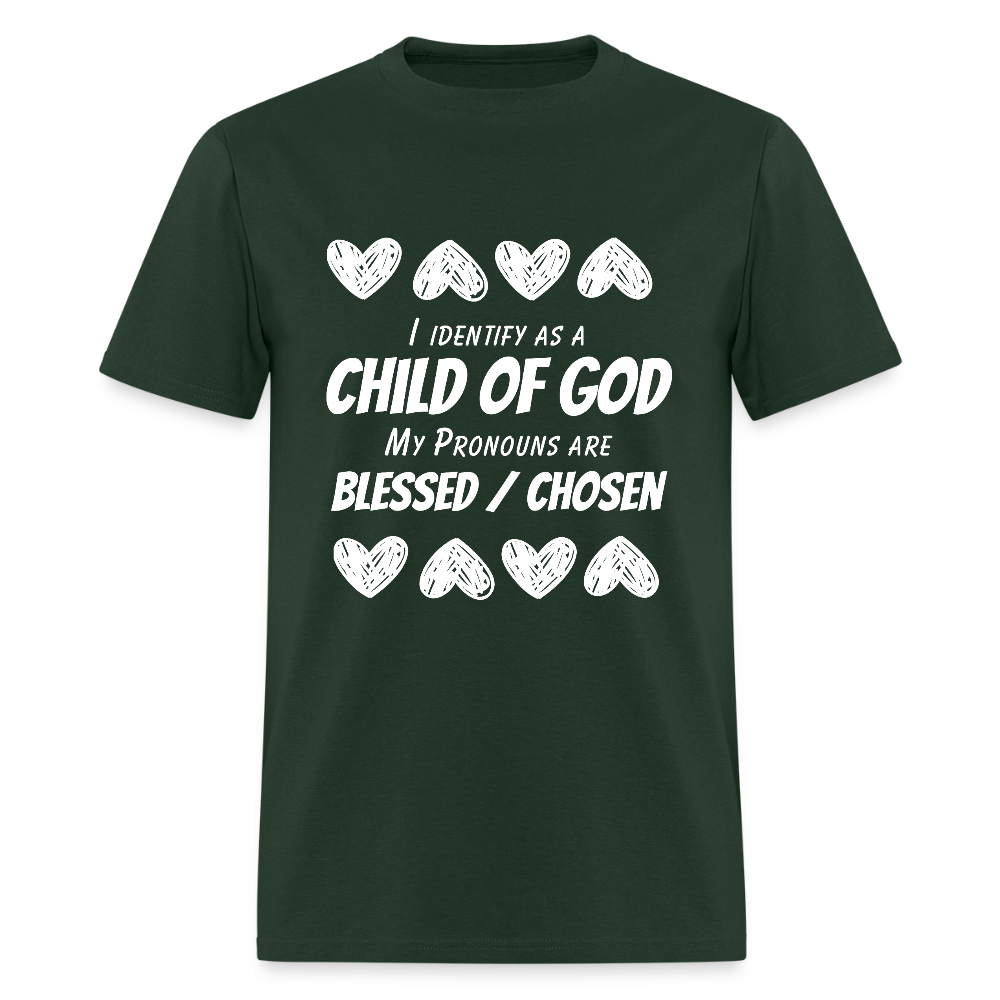 Child of God Hearts Classic T-Shirt - forest green