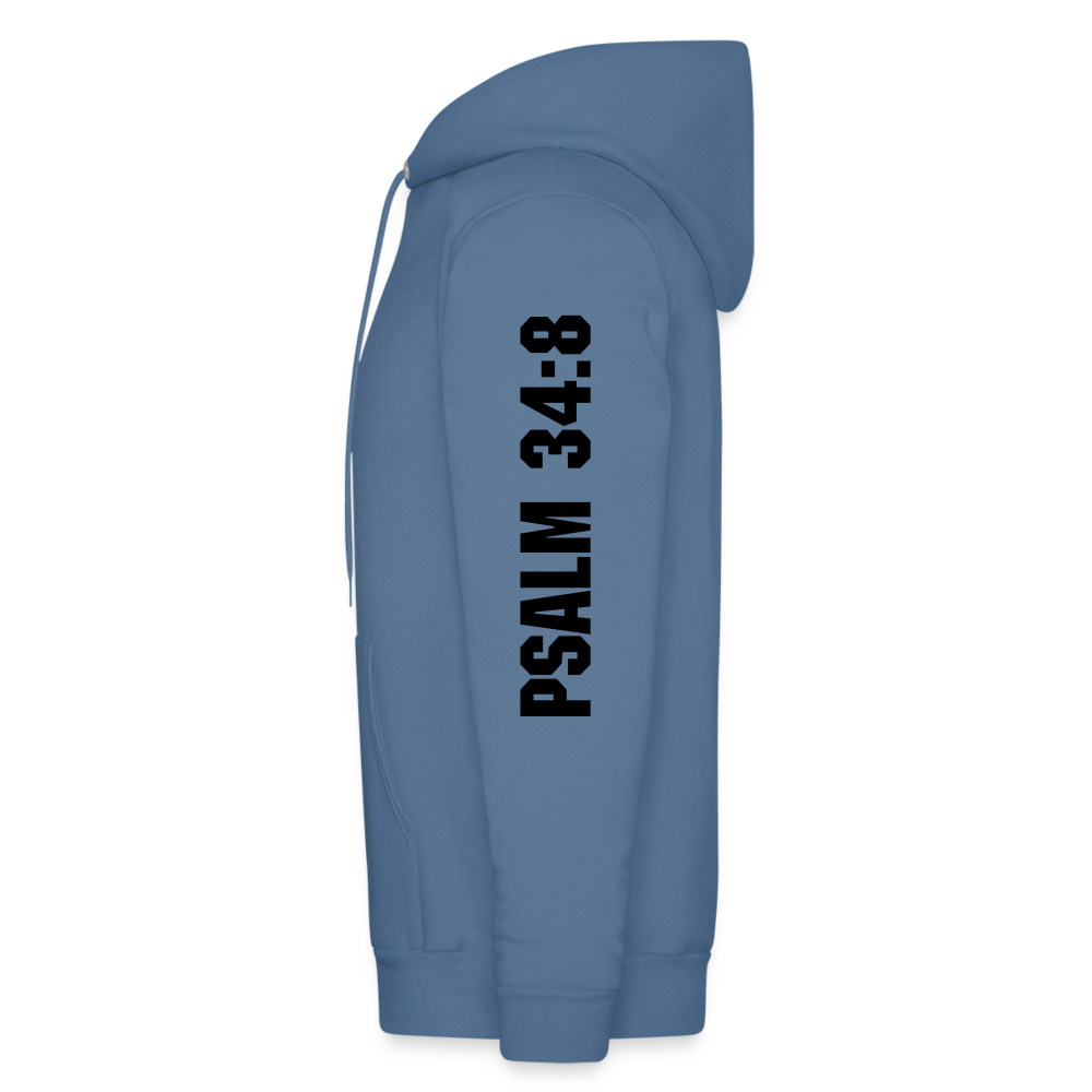 Psalm 34:8 - denim blue